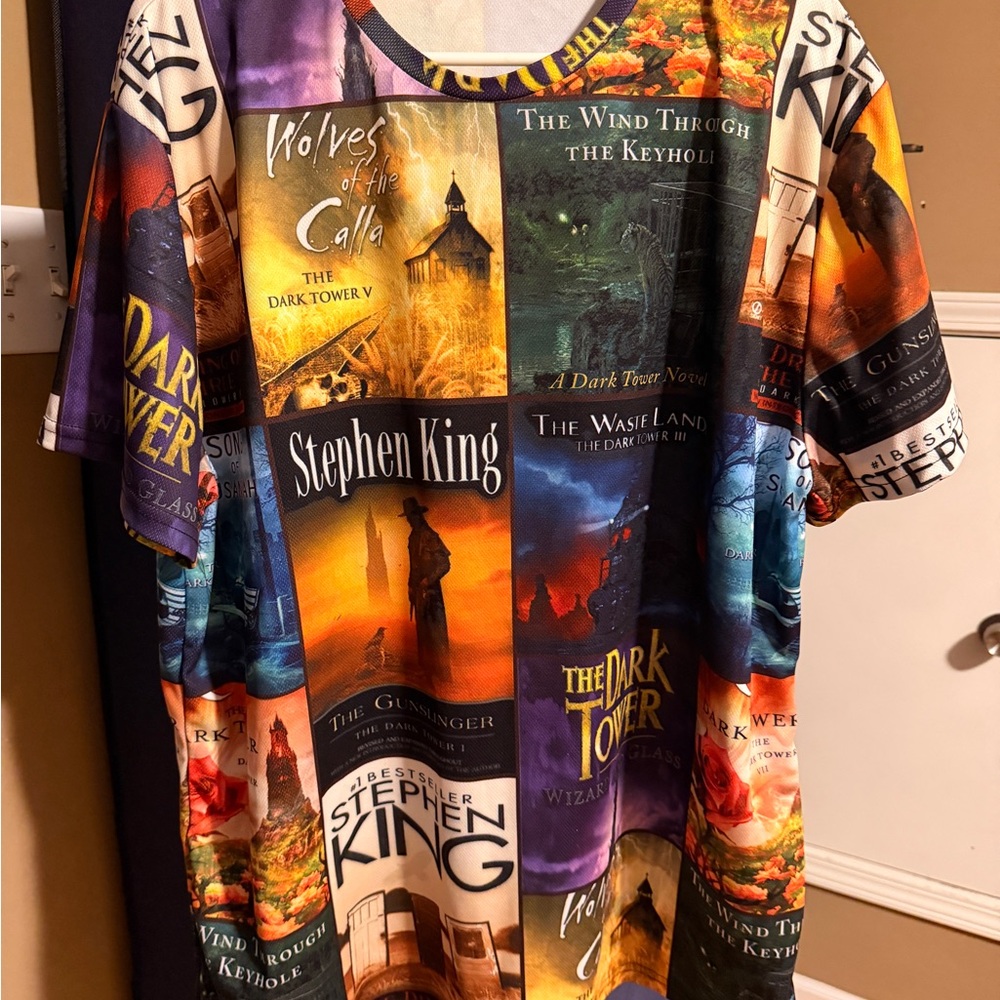 Custom Stephen King Dark Tower 3D Graphic Print Shirt 2xl